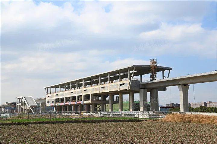 首个车站封顶直通乐清的s2线又有新进展