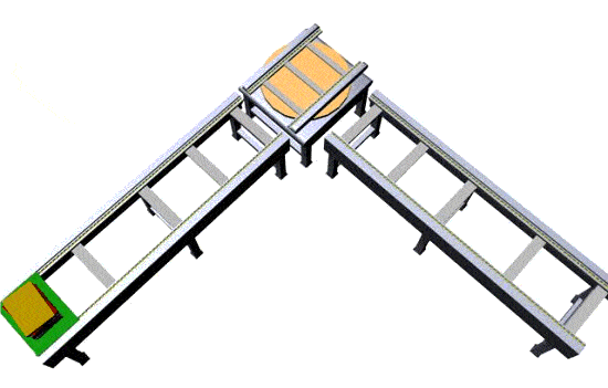 会"转弯"的传送带