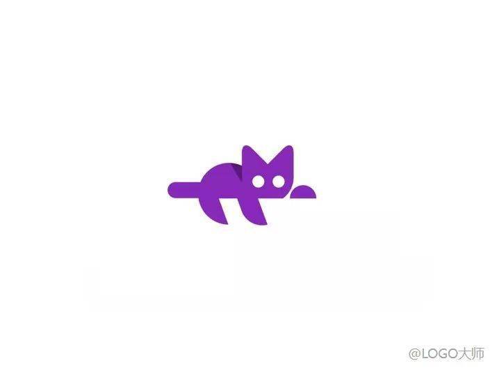 猫元素创意logo设计欣赏