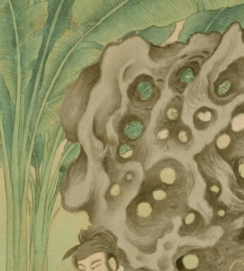 赏画丁云鹏玉川煮茶图轴