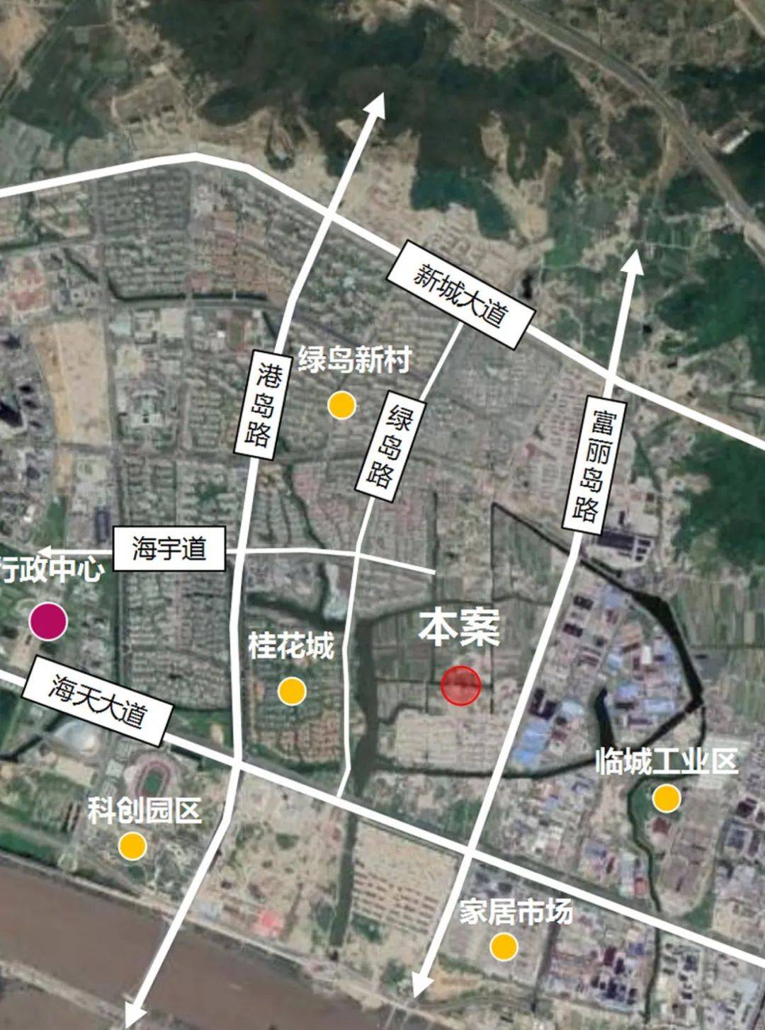 舟山临城小区地图图片