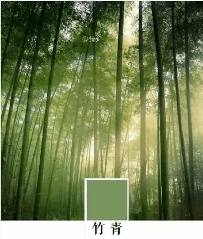 "山含黛,水潋波,每种颜色都被赋予了美好的寓意.