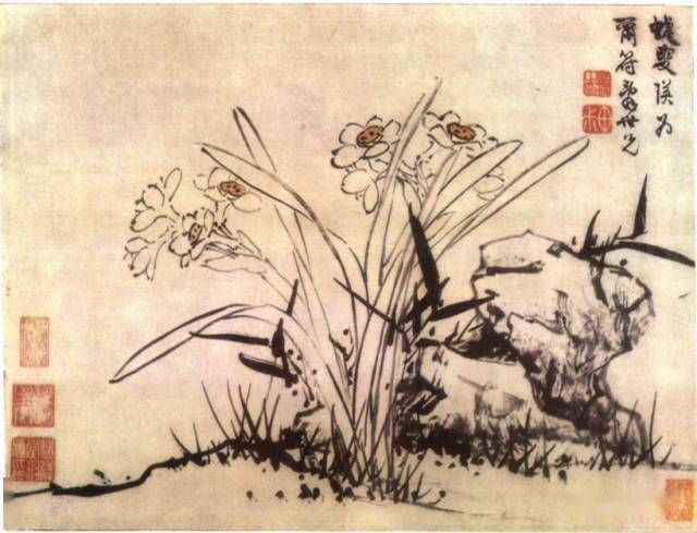 明代名家蓝瑛花鸟册页欣赏