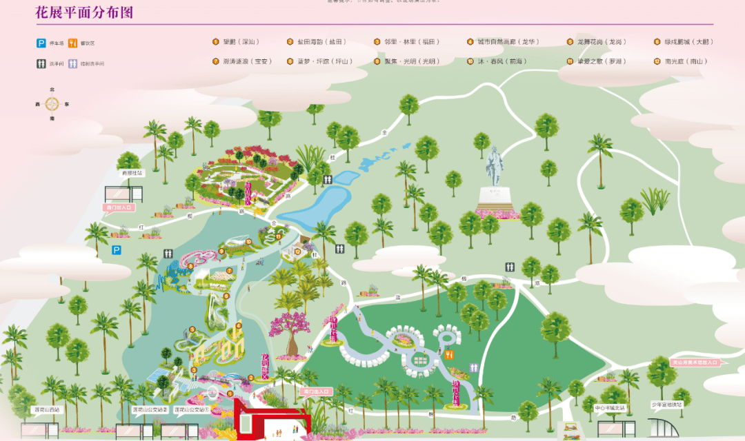 深圳莲花山这个大型花海盛大开放!错过等一年!