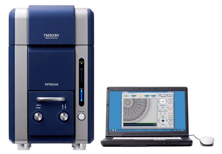 日立电子显微镜 tm3030收获新知和亲手调节高精度电子显微镜的初体验