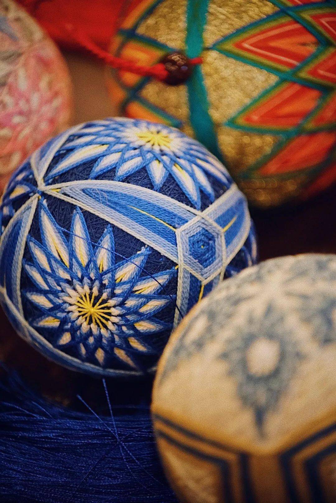 手鞠球工作坊丝线缠绕之趣