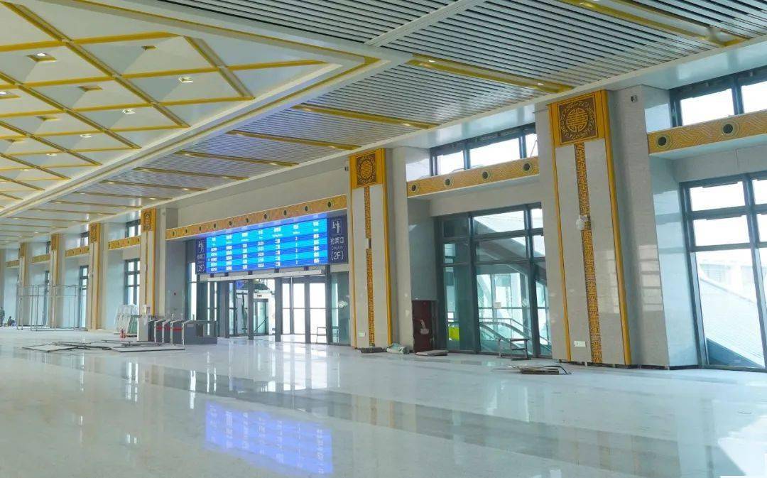 如皋南站实拍图来啦!正式进入开通倒计时!