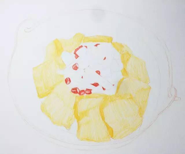 手绘美食干锅私家豆腐