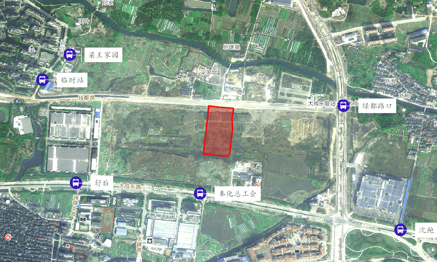 05d地块(fh24-02-05c,05d)地块位于奉化区方桥街道,宁南新城中交未来