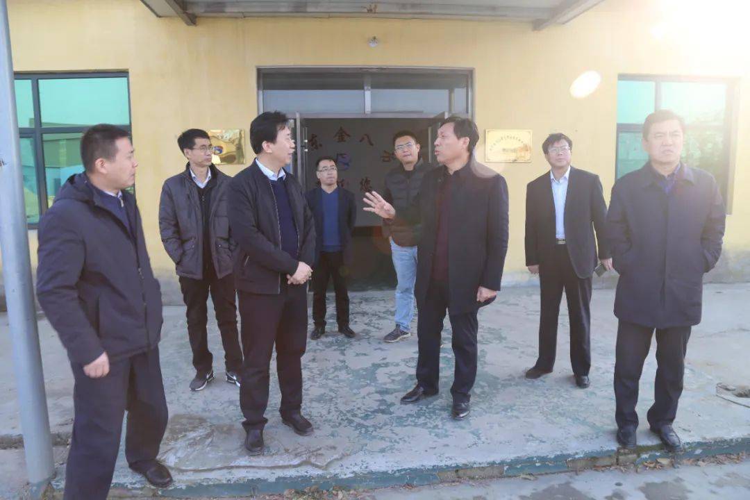 省农业农村厅合作经济指导处处长王乃生一行到长山镇调研