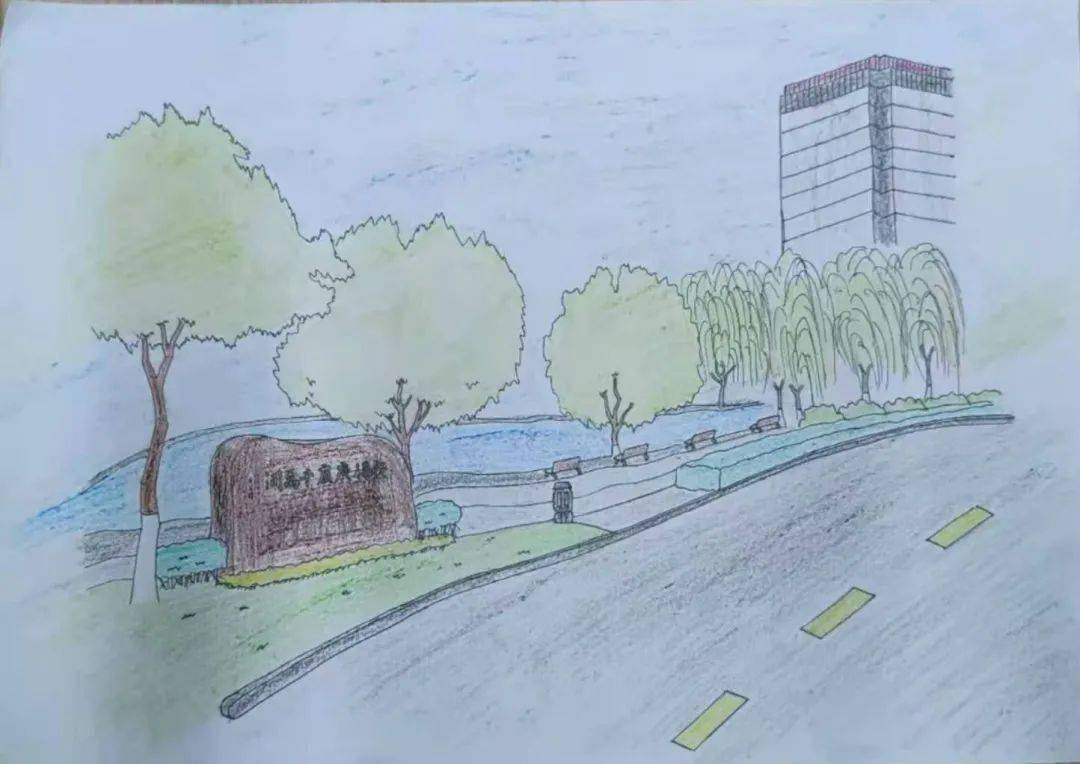 第四届"遇建"手绘校园比赛,来为你喜欢的作品投上一票吧