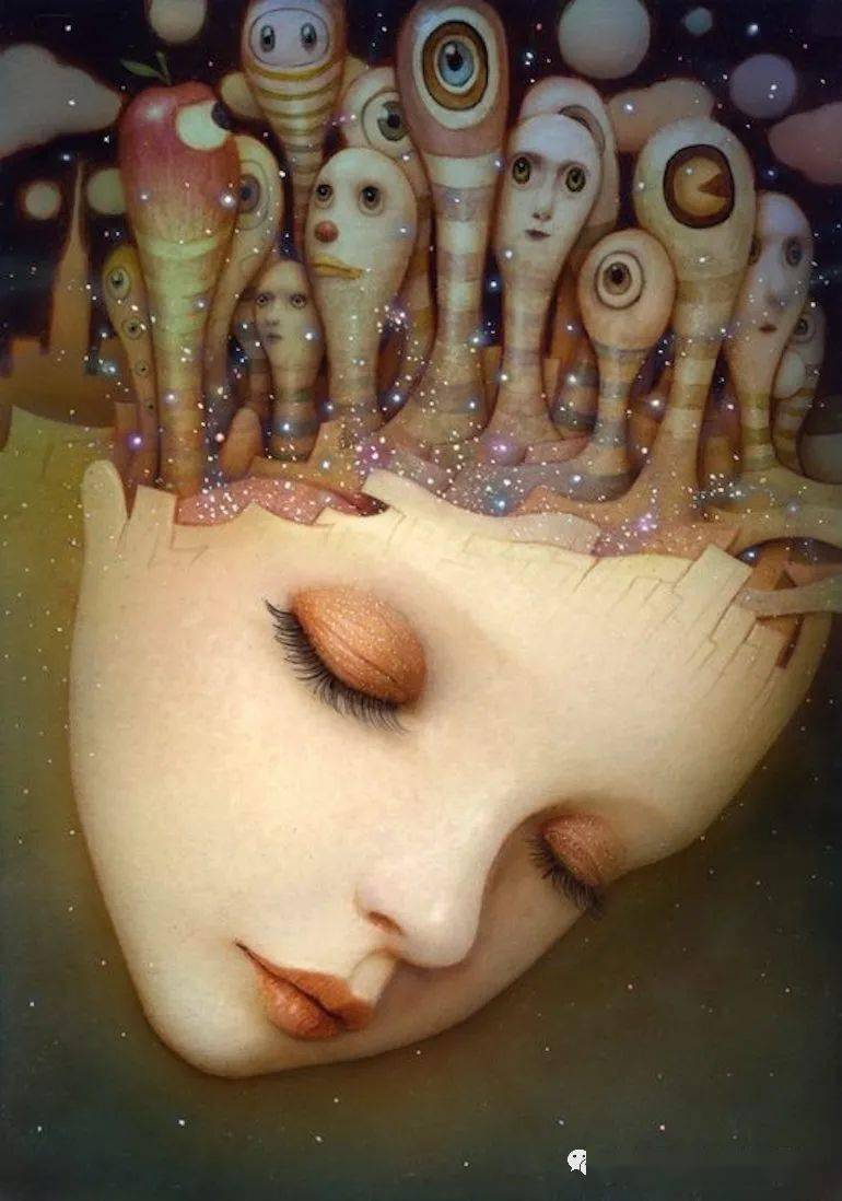 大众艺术网我从我的意识流中创造了一些东西旅美日本现代超现实画家