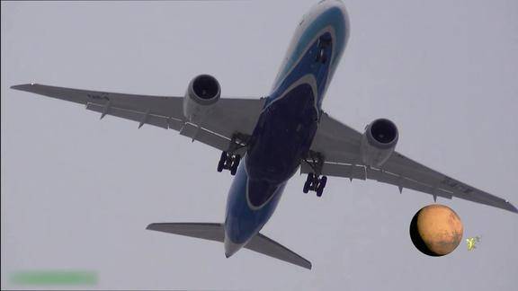 飞机迷厦门航空波音787客机降落在肯尼迪国际机场录影