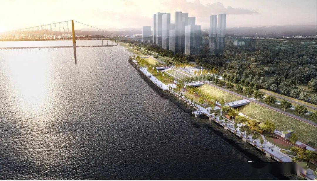 杨泗港都市t台工程效果图.