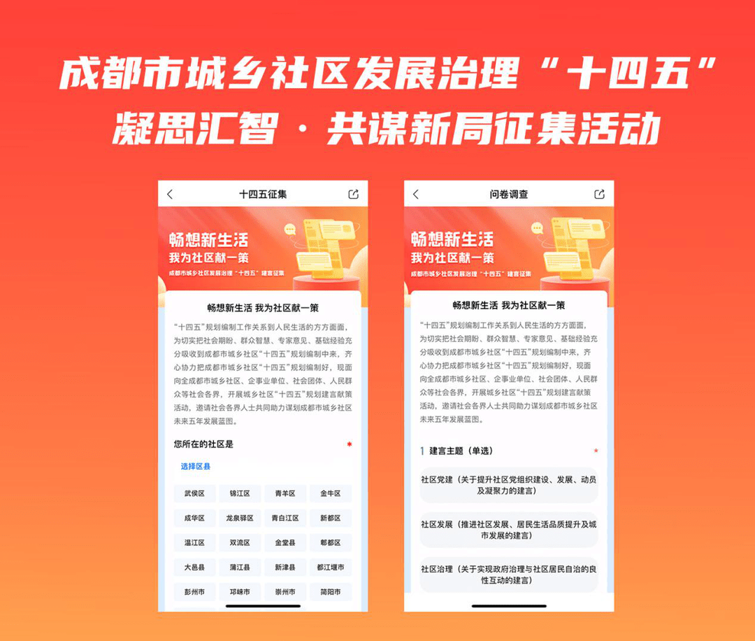 目前,正值"十四五"规划编制关键时期,由成都市委城乡社区发展治理委员