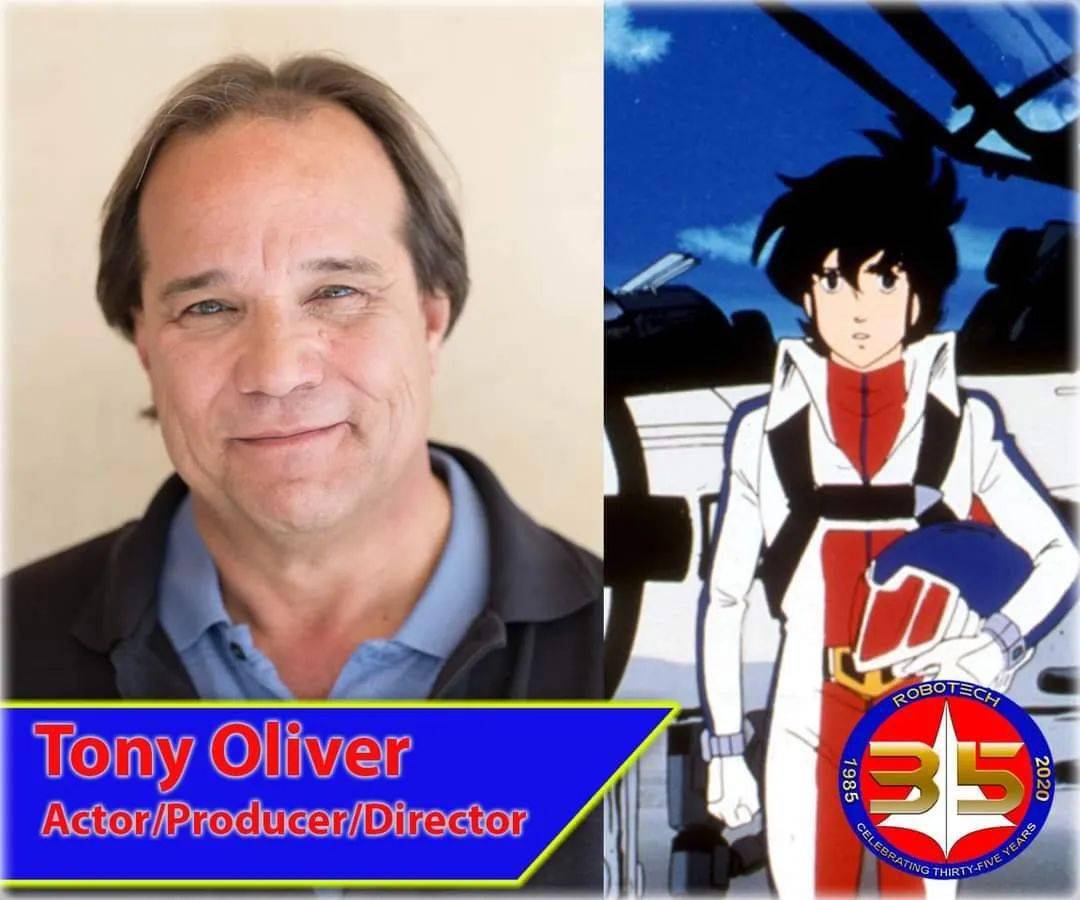 瑞克·卡特的配音演员—tony oliver太空堡垒2020年的非官方年会