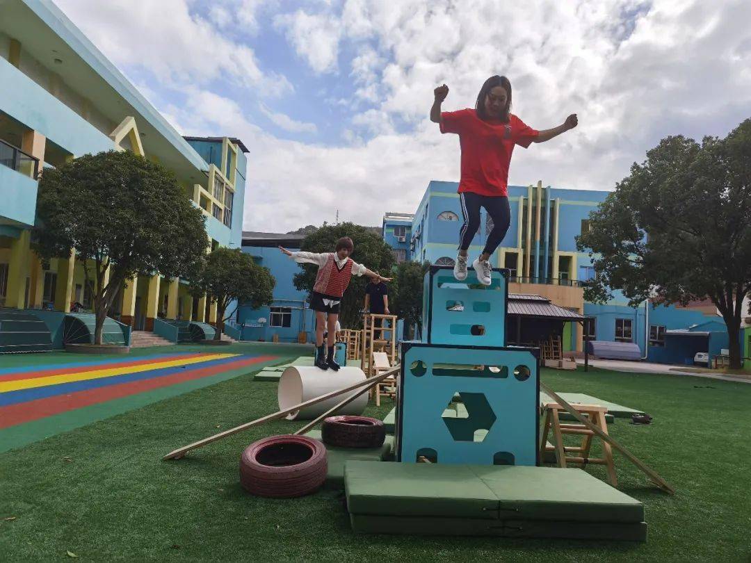 好消息我區又有一所幼兒園成為安吉遊戲實踐園