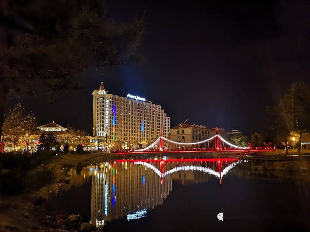 威海那香海夜景图片