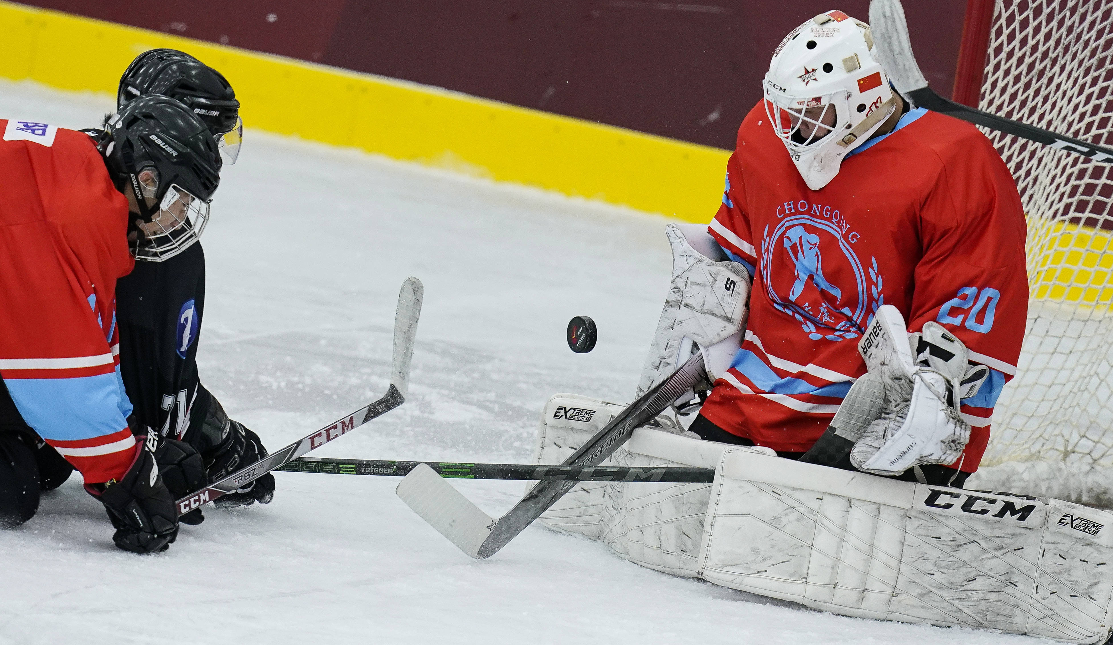 冰球——全国锦标赛男子组第二阶段:北京队胜重庆队