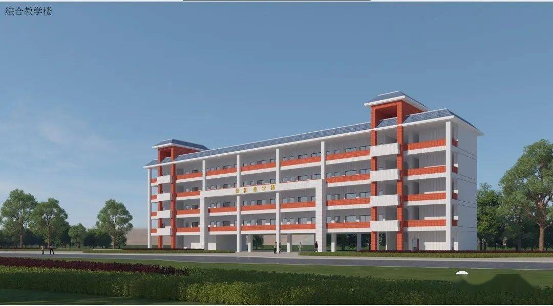 热心企业捐赠600万富林中学将添一新教学楼