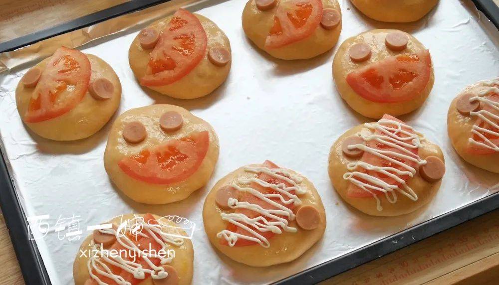 真正有番茄的番茄包口感清爽好吃极了