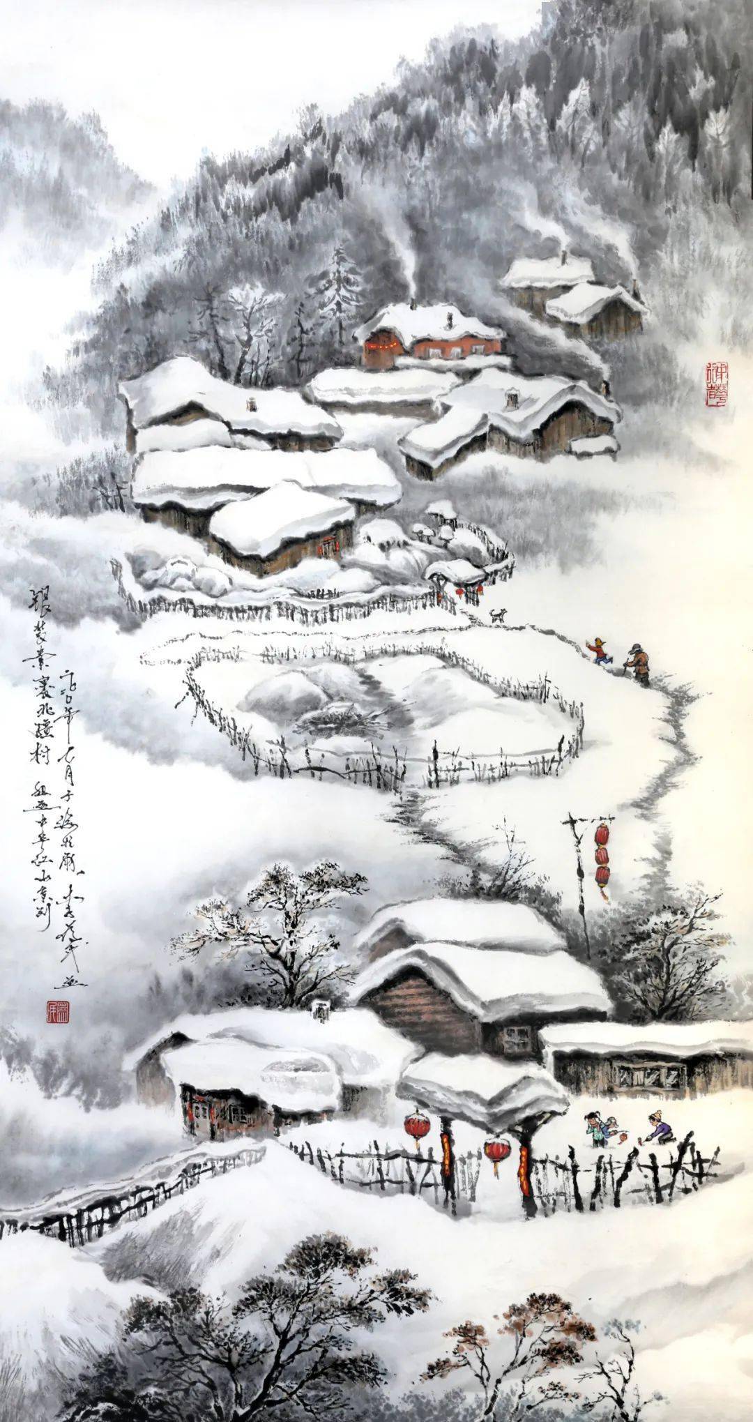 美图于国画雪景中邂逅呼伦贝尔专属美