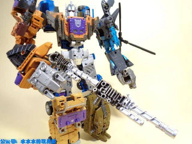 模玩秀变形金刚官方hasbro合体战争系列混天豹