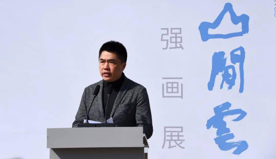 展览回顾青山闲云叶建强画展