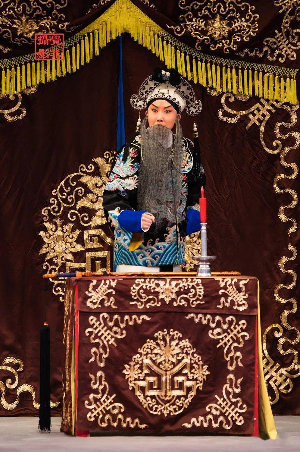 戏曲舞台摄影京剧伍子胥王若丁主演