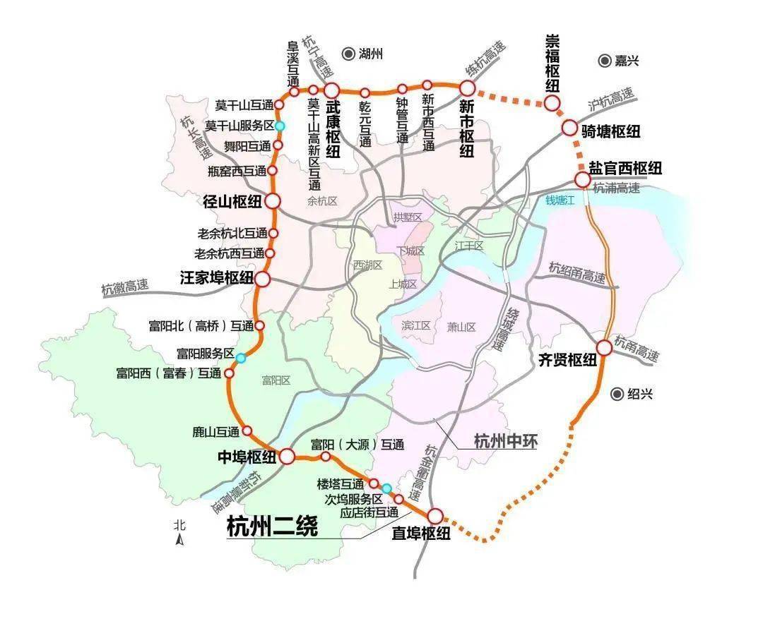 杭二绕德清至诸暨段今天正式通车!_杭州