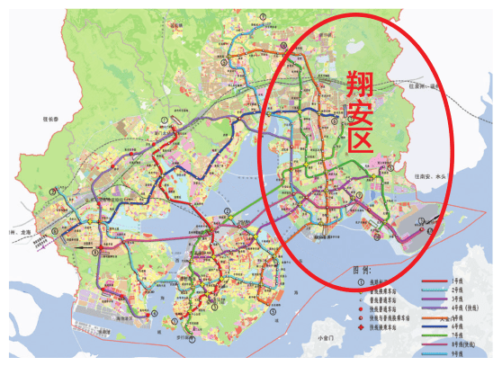 翔安地铁5号线路图图片