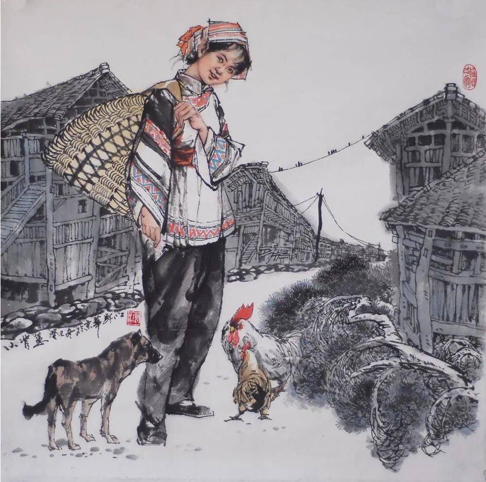 墨与线的编织,情与景的交融_邬江