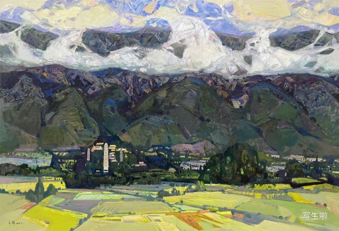 景境雄阔意象蓬勃画风健朗艺品当代一一简评王辉油画艺术