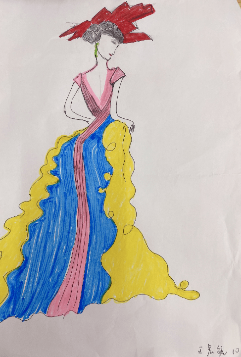 初三年级服装设计作业展 | 霓裳之舞,青春之梦_作品