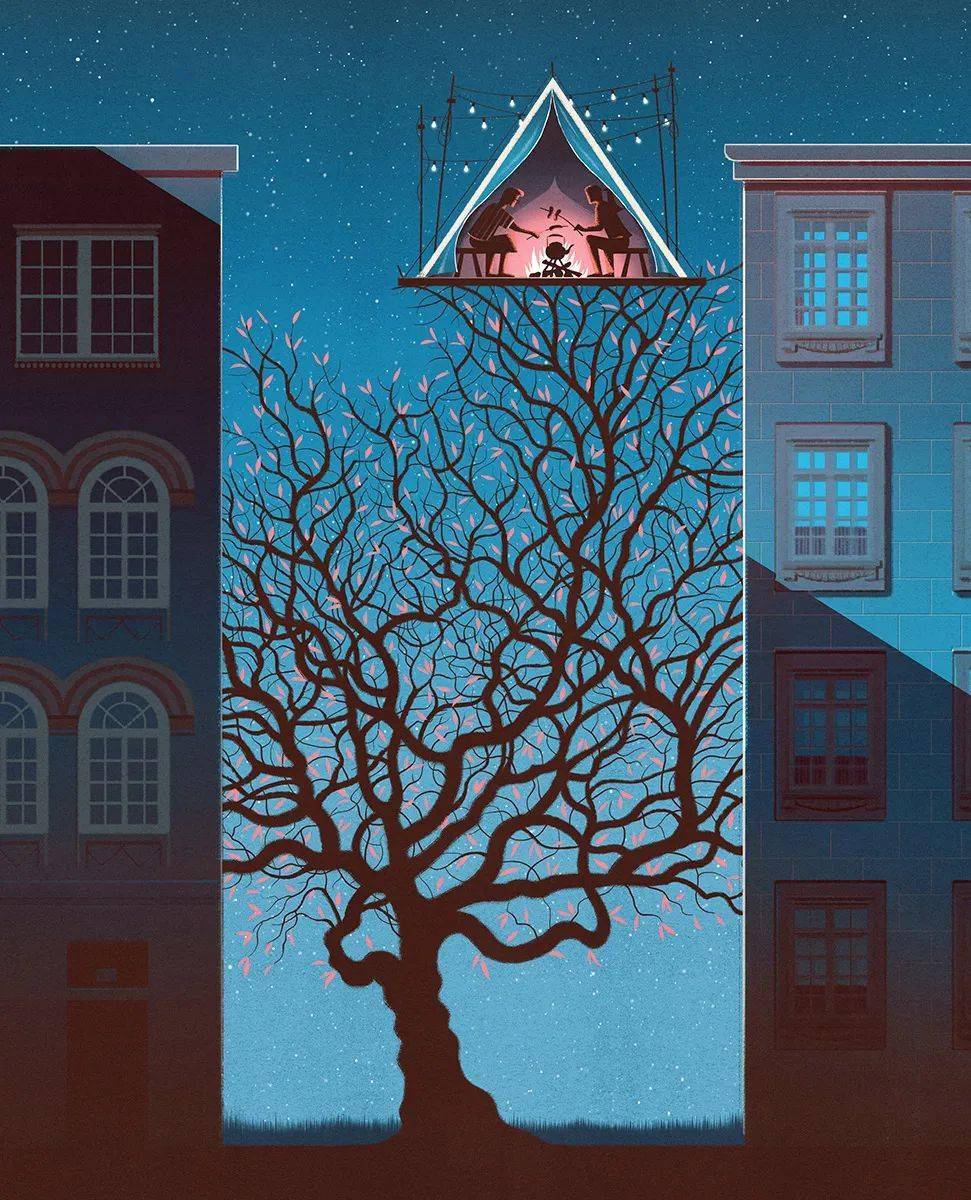 看了这些插画,感觉自己境界都提升了