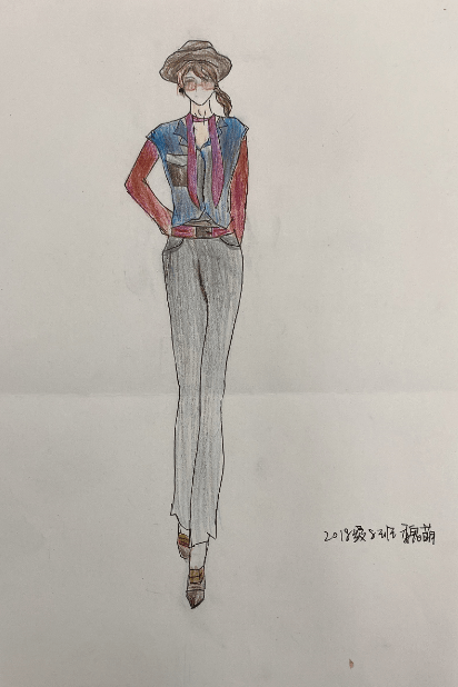 初三年级服装设计作业展霓裳之舞青春之梦