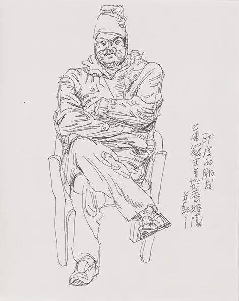 西安美术学院院长杨晓阳速写作品欣赏