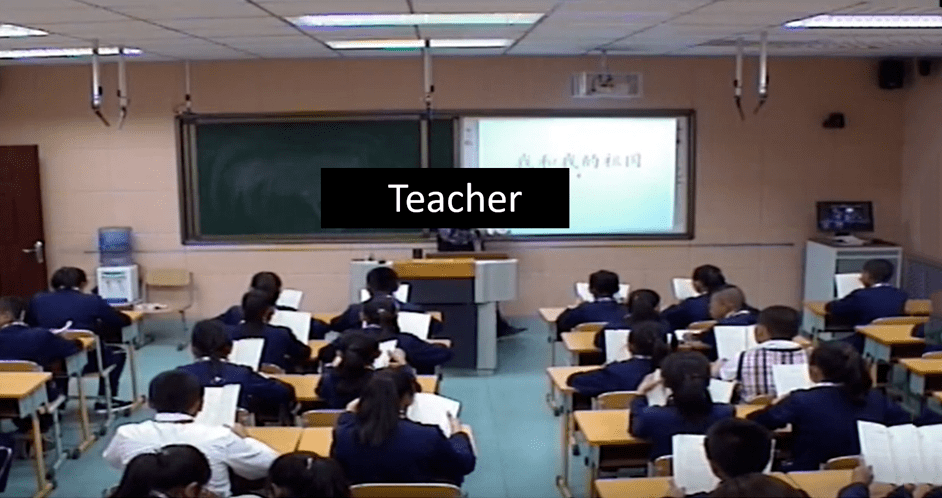 众多的国际学校中,"秧田式"的座位正在慢慢的消失,取而代之是小组型,u