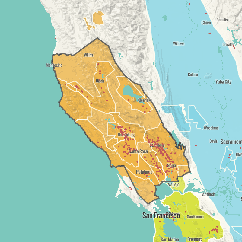 你知道纳帕和索诺玛但你了解加州北海岸产区吗