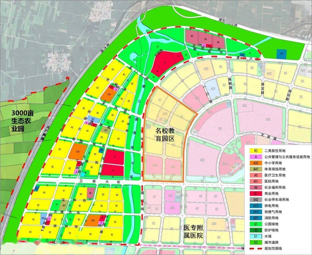 濮阳2030年规划城镇图图片