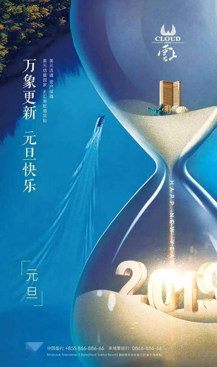 设计地产节日之跨年元旦海报合集