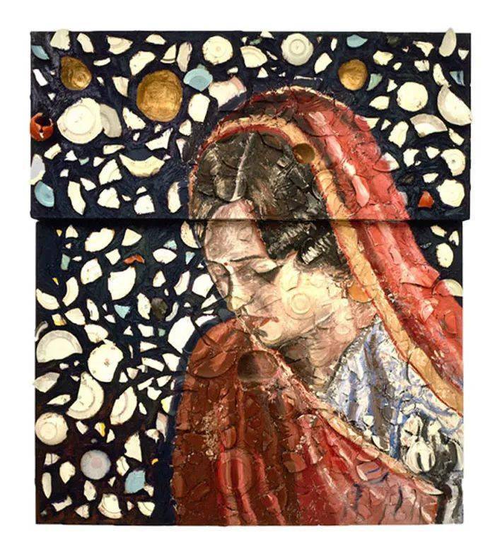 而肖像画也占据了朱利安·施纳贝尔作品的很大一部分,表现形式从"盘子