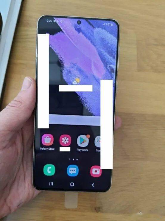 三星galaxys21真机曝光超窄边框非曲面