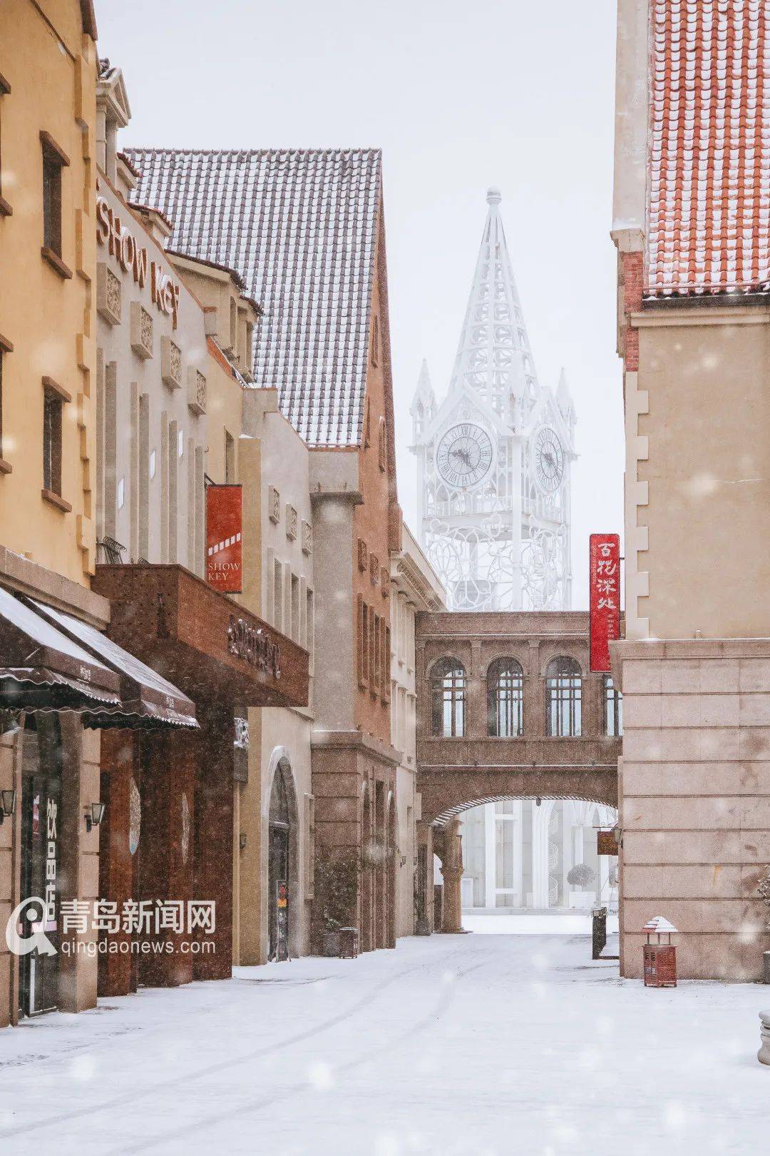 有人告诉过我,不要在冬天的时候来青岛,因为来