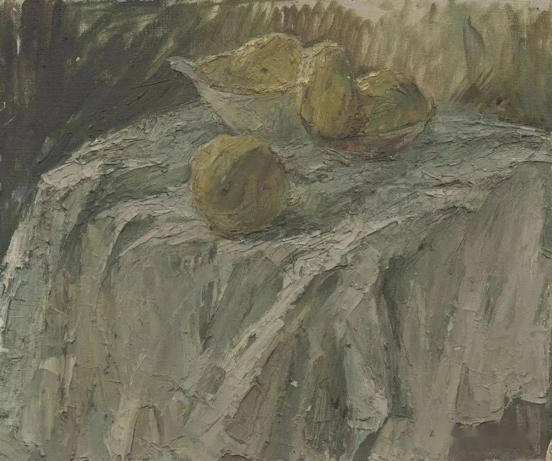 5x37cm 1962赵大钧《作品2818》布面油画 160×150cm 2018年赵大钧