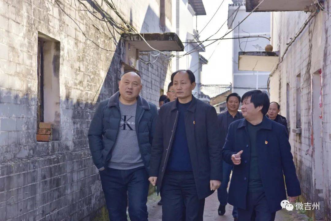 吉州区委书记尹冬苟现场调度国家卫生城市复审工作,副区长王远勇参加