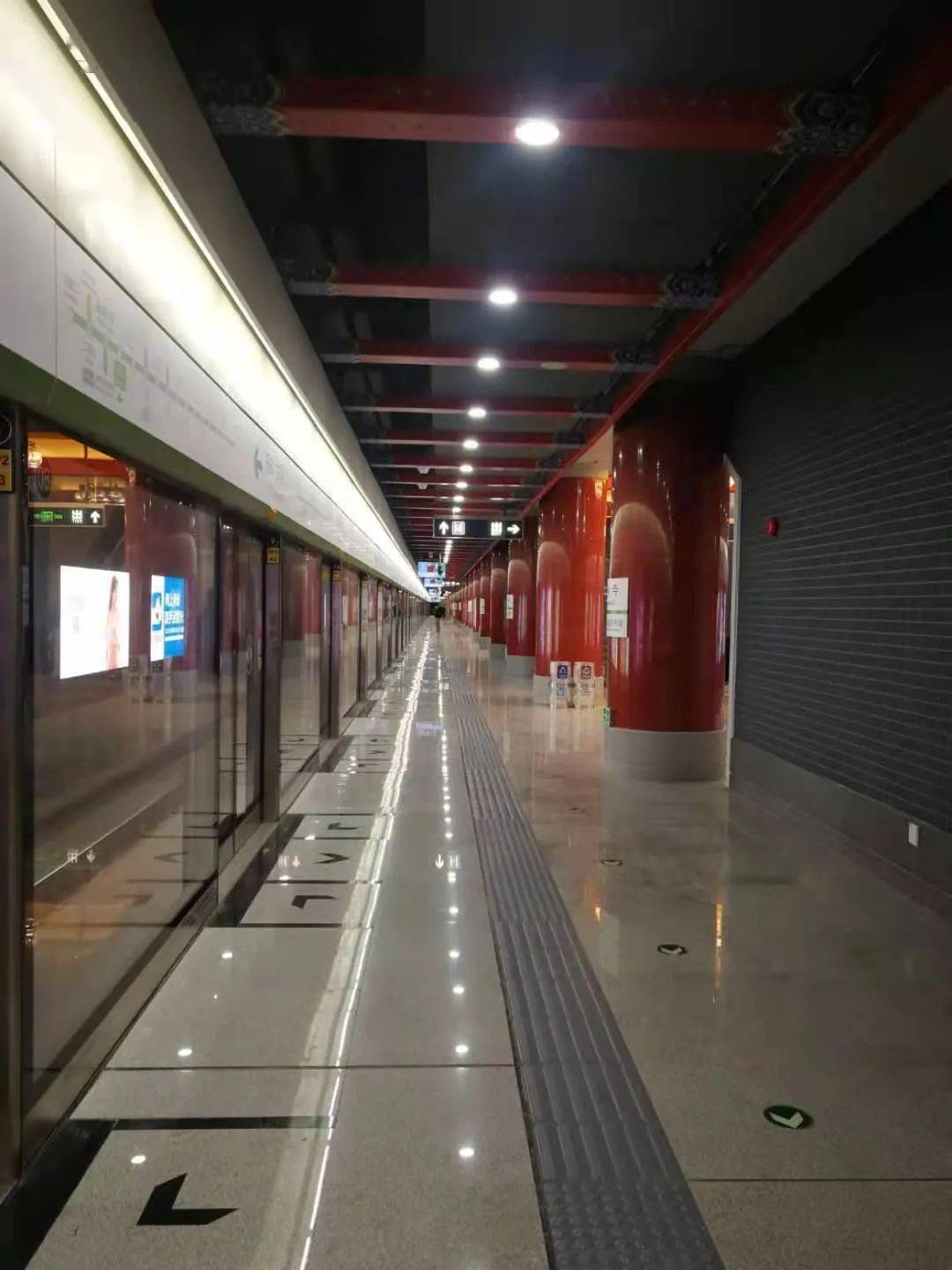 我家万寿寺有地铁站了