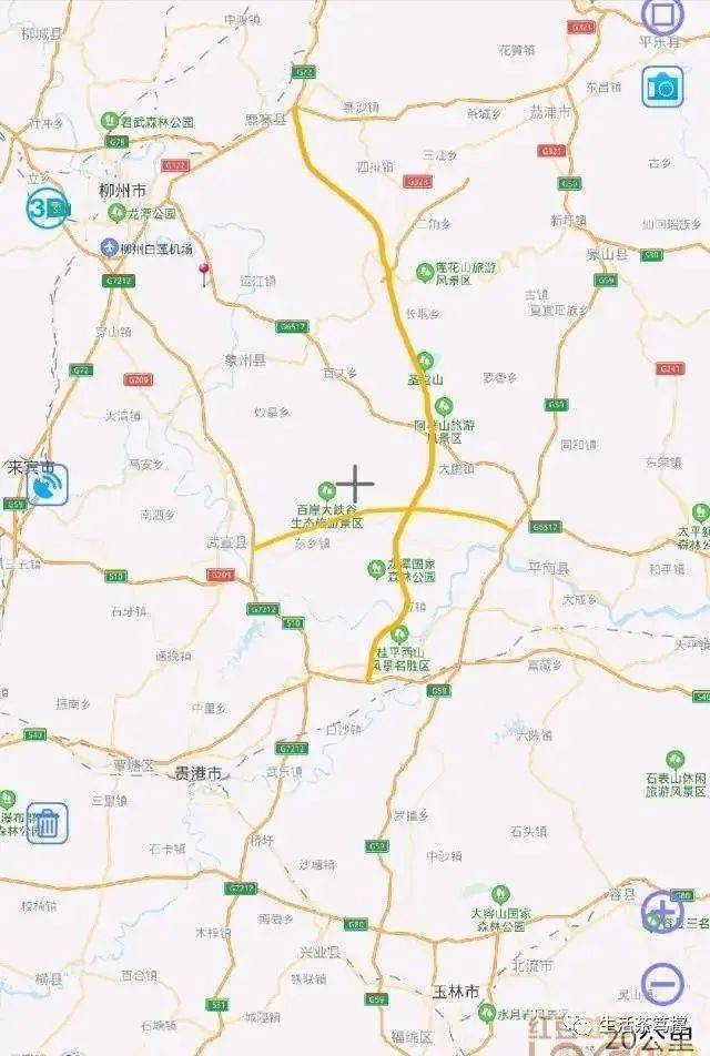 荔玉高速出口详细地图图片