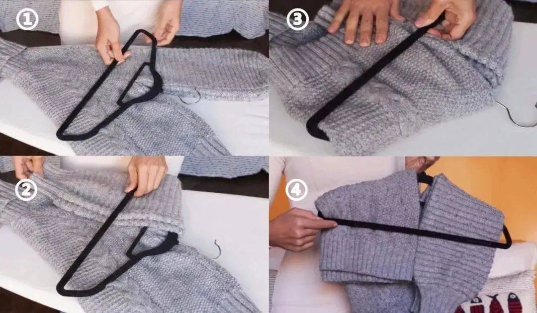 毛衣悬挂方法 图示图片