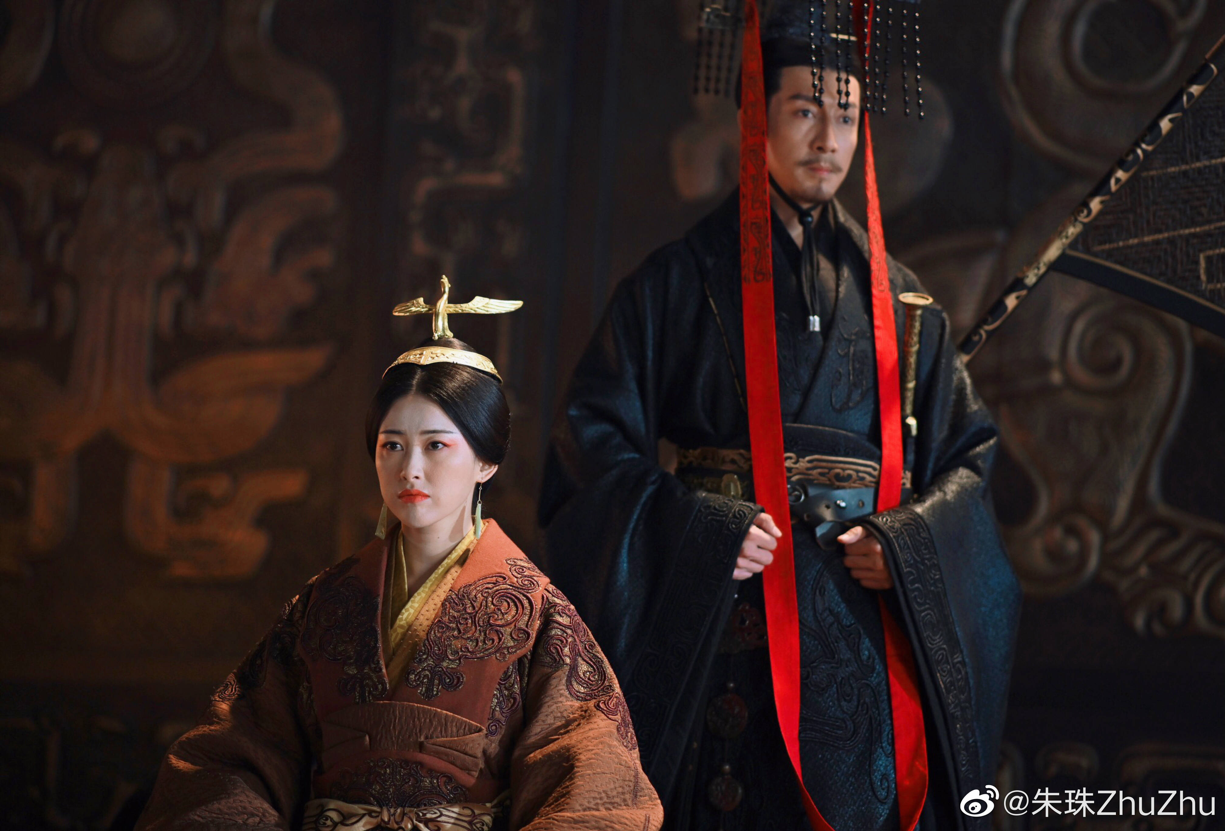 电视剧《大秦赋》中,朱珠与张鲁一演一对母子
